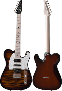 Tom Anderson Drop T Classic in Tiger Eye Burst